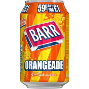 Barr Orangeade Soda Price Marked British 24x330ml