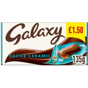 Galaxy Salted Caramel Bar Pre Price British 24x135g