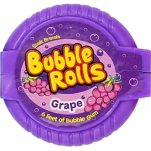 Bubble Rolls Grape 12x56g