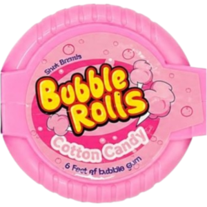 Bubble Rolls Cotton Candy 12x56g
