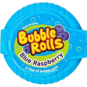 Bubble Rolls Blue Raspberry 12x56g