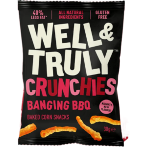 Well & Truly Crunchies Banging BBQ British 10x30g