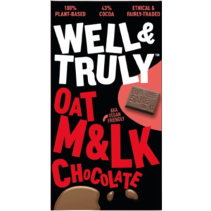Well & Truly Oat Milk Chocolate British 10x90g
