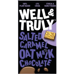 Well & Truly Oat Milk Chocolate Salted Caramel British 10x90g