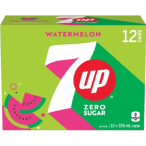 7UP Zero Watermelon 12x355ml