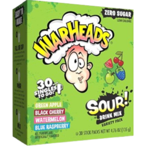 Warhead Single to Go Zero Sugar Variety Thirty Pack 6