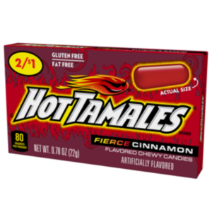 Just Born Hot Tamales Price Marked 24x0.78oz