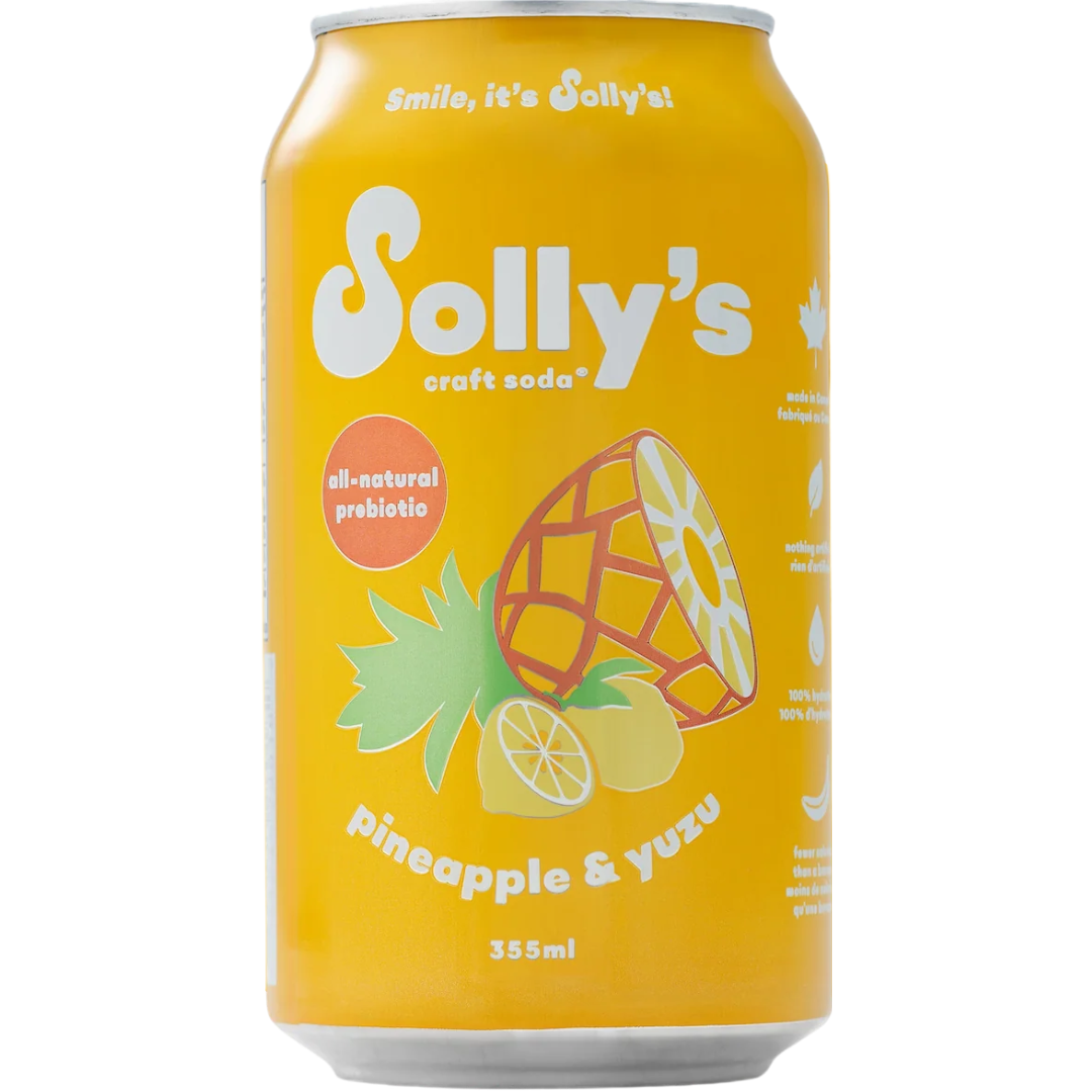 Solly's Soda Pineapple & Yuzu 24x355ml Solly's Soda Pineapple & Yuzu 24x355ml