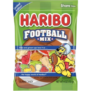 Haribo Gummy Football Mix 12x4.5oz