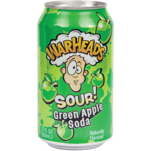Warheads Sour Soda Green Apple 12x12oz