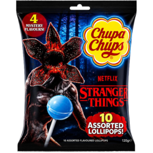 Chupa Chups Limited Edition Netflix Stranger Things The Upside Down Peg Bag 12x120g