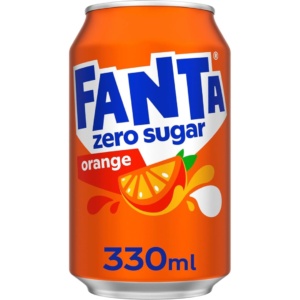 Fanta Zero Sugar Orange British 24x330ml