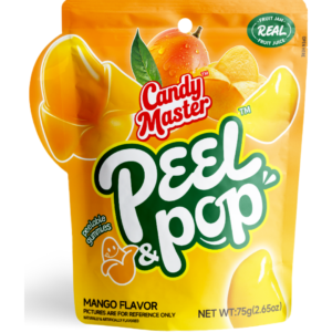 Candy Master Peel & Pop Peelable Gummy Candy Mango 12x75g