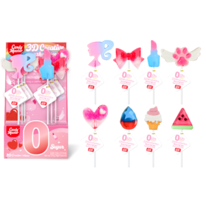 Candy Master Handcrafted 3D Art Magic Life Sugar Free Lollipops 12