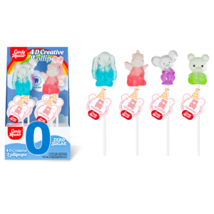 Candy Master Handcrafted 4D Art Little Buddies Sugar Free Lollipop 8