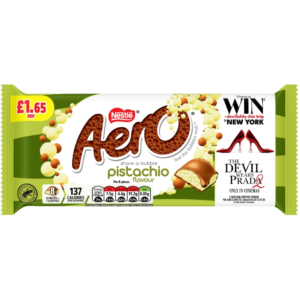 Nestle Aero Pistachio Chocolate Bar Price Marked British 15x90g