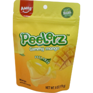 Amos Peelerz Gummy Mango Peg Bag 12x170g