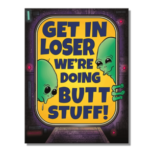 Metal Sign SH - Butt Stuff 8.25" x 10.75"