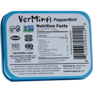 VerMints Organic Mints Peppermints 6x40g