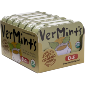 VerMints Organic Mints Chai Pastilles 6x40g