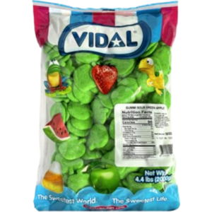 Vidal Bulk Sour Green Apples Sugared 4.4lb