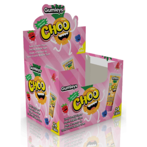 Gumleys Choo Tube Gum Tutti Frutti 24x45g