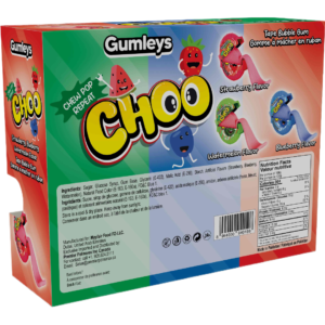 Gumleys Choo Bubblegum Tape Assorted 24x45g