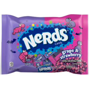 Ferrara Nerds Halloween Grape And Strawberry Fun Size 1oz