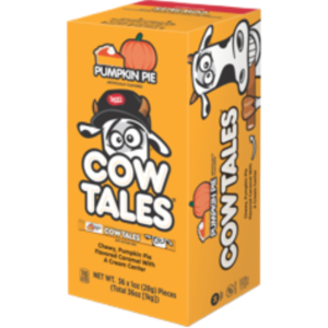 Goetze's Halloween LE Pumpkin Pie Cow Tales Convertible Box 36ct