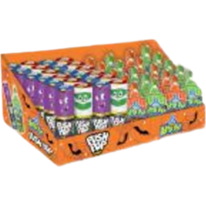 Bazooka Halloween BBP Sport/Push Pop Combo PDQ 44x1.8oz