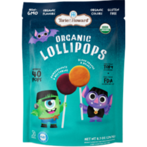 Torie & Howard Halloween Lollipops Pomegranate & Nectarine and Blood Orange & Honey 6x8.7