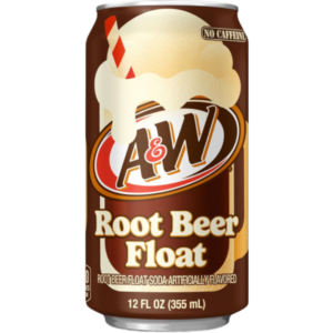 A&W Root Beer Float Soda 12x355ml
