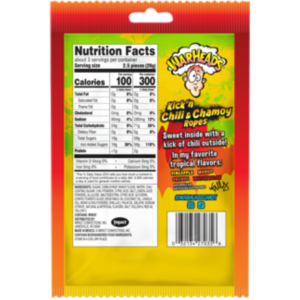 Warhead Kick'n Chili & Chamoy Ropes Peg Bag 12x3oz