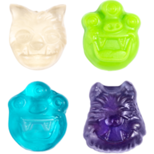 Albanese Bulk Halloween Gummi Monsters (Watermelon, Green Apple, Blue Raspberry & Pineapple) 5lb