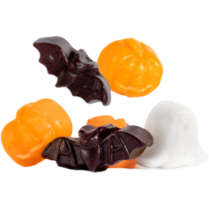 Albanese Bulk Halloween Ghoulish Gummies (Orange, Black Cherry & Strawberry-Banana) 5lb