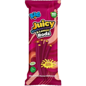 Big Juicy Blackcurrant and Lemon Rodz Price Marked 10x150g