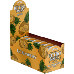 Iconic Retro Sour Pineapple 8x60g