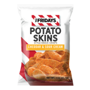 TGI Fridays Potato Skins Cheddar and Sour Cream 6x3oz