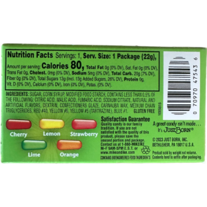 Just Born Mike and Ike Original Fruits Price Marked 24x0.78oz