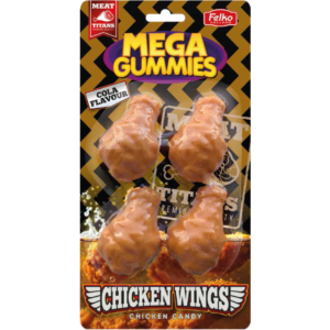Mega Gummies - Meat Titans Chicken Wings 10x120g