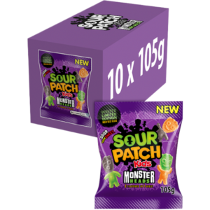 Sour Patch Kids Monster Heads Bag British 10x105g