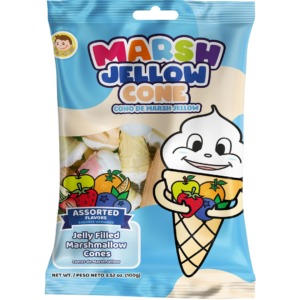 Josh Bosh MarshJellow Cone Assorted 24x3.52oz