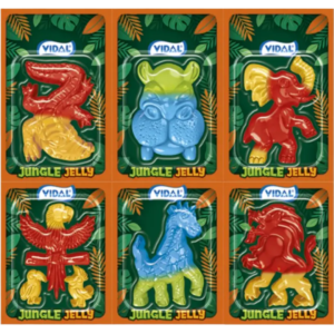 Vidal Jungle Jelly Six Pieces 11x11g