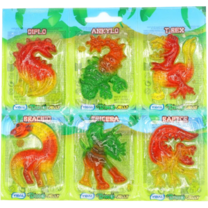 Vidal Dino Jelly Six Pieces 11x11g