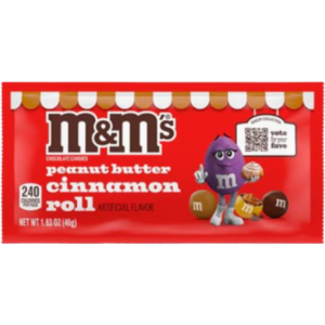 M&M Peanut Butter Cinnamon Roll Std Size 24