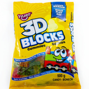 Huer Gummi 3D Blocks 500g