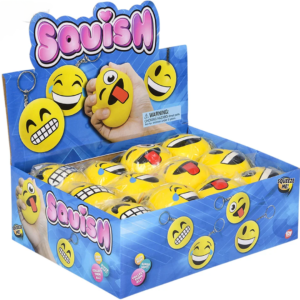 RIN Emoticon Squish Backpack Clip 2.75" 24