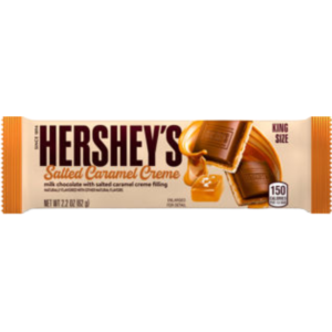 Hershey's Salted Caramel Crème (Milk Chocolate With Salted Caramel Crème Filling) King Size Bar 18x2.2oz