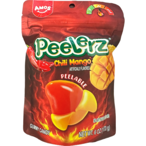 Amos Peelerz Gummy Chili Mango Peg Bag 12x6oz