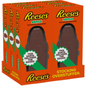 Hershey Reese's Milk Chocolate Peanut Butter Santa Christmas 6x1lb
